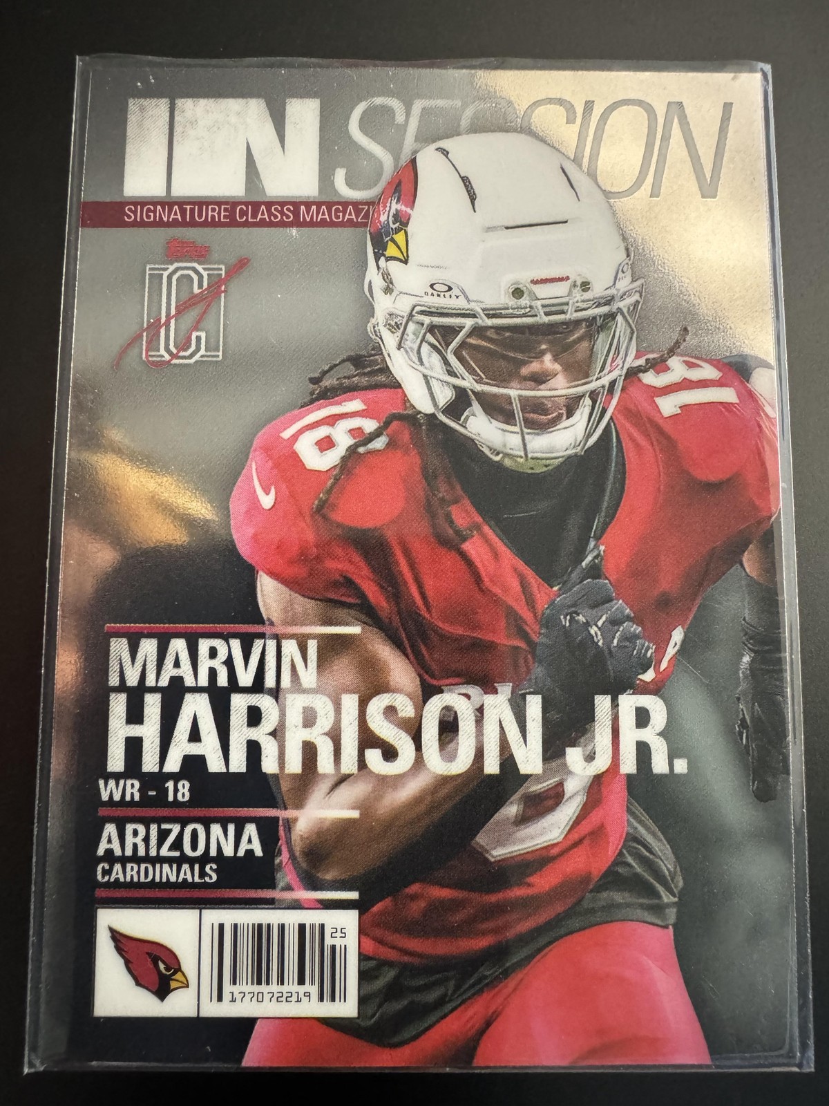 2025 Topps Signature Class #IS-1 Marvin Harrison Jr. In Session