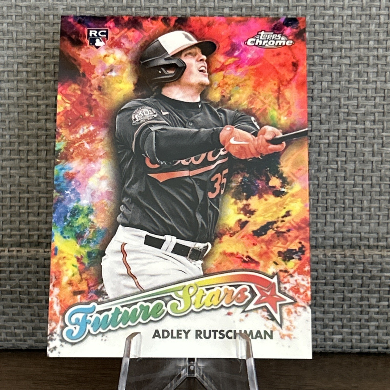 2023 Topps Chrome Logofractor Edition – Future Stars Adley Rutschman #FS-1 (RC)