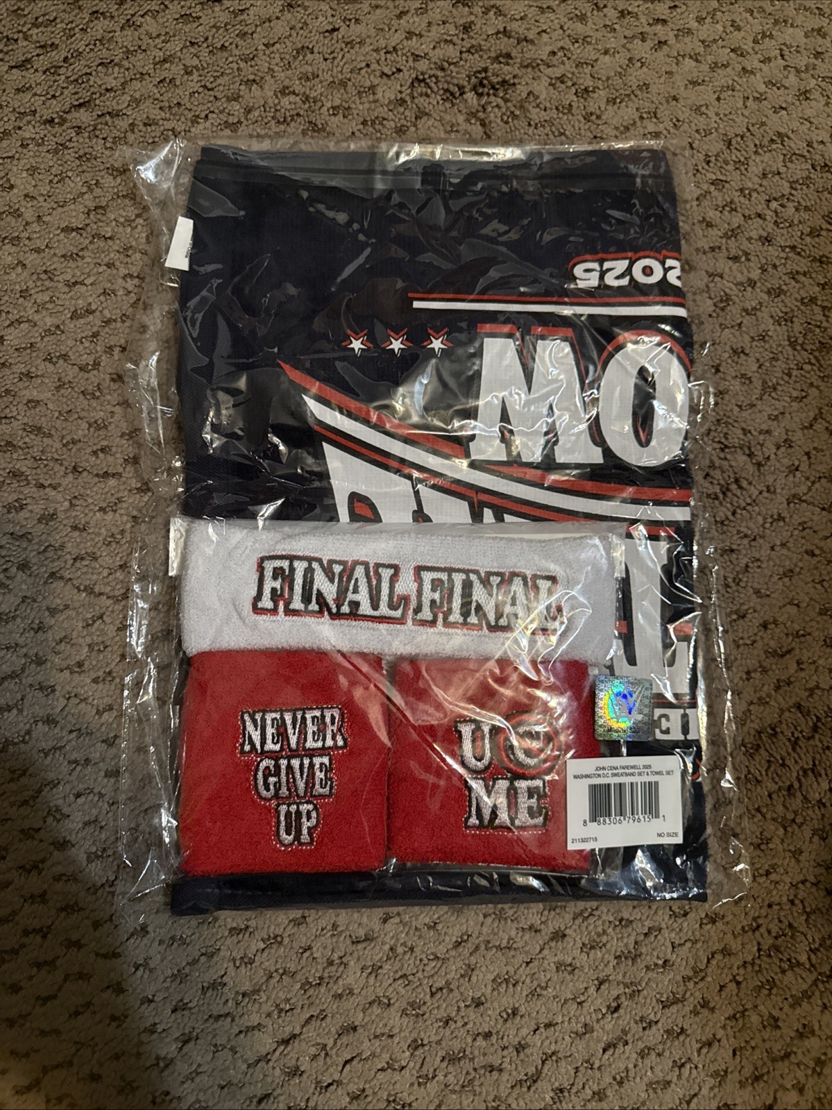 John Cena Last Time Is Now Farewell Tour Retirement Match Wristbands And Towel