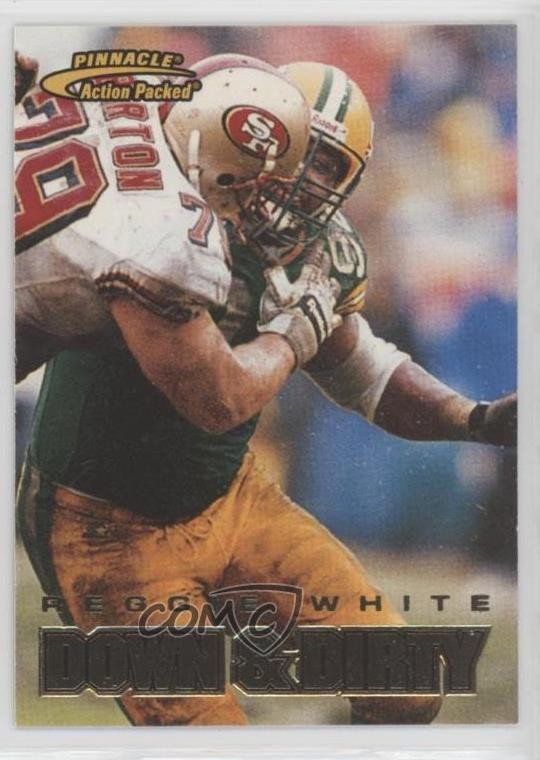 1997 Pinnacle Action Packed Reggie White #120 HOF 08rj