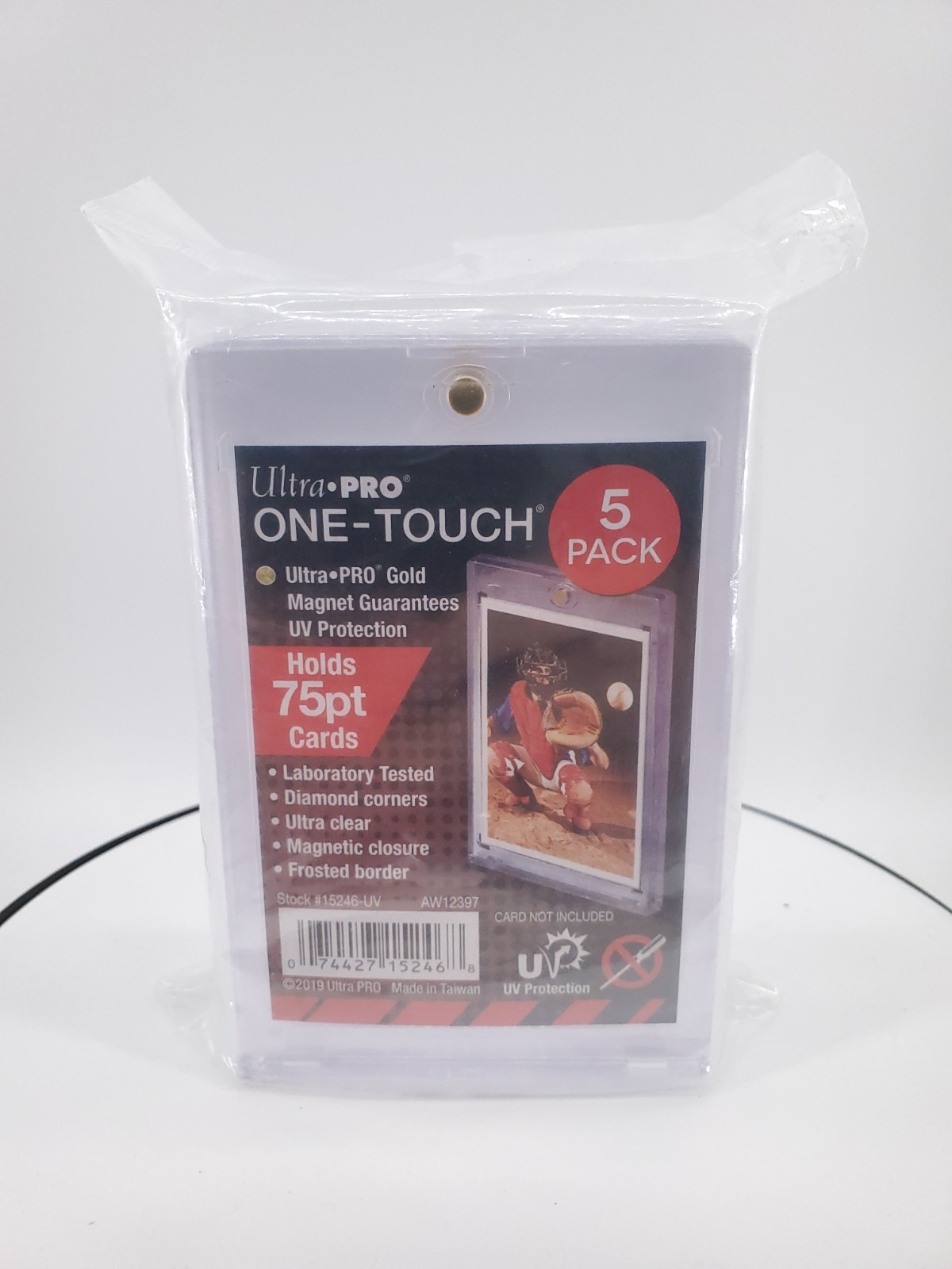 Ultra Pro One-Touch 75pt Point Magnetic Card Holder 5 Pack