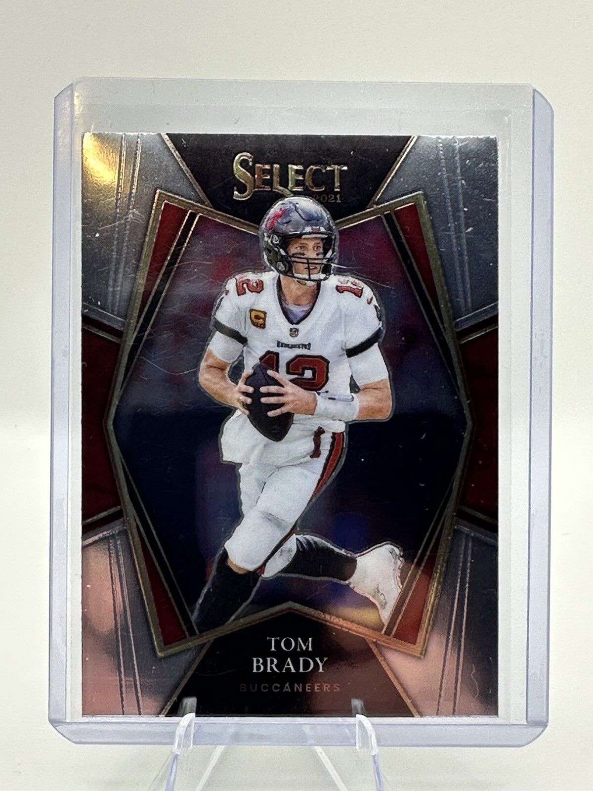 2021 Panini Select – Premier Level Silver Prizm #101 Tom Brady {722}