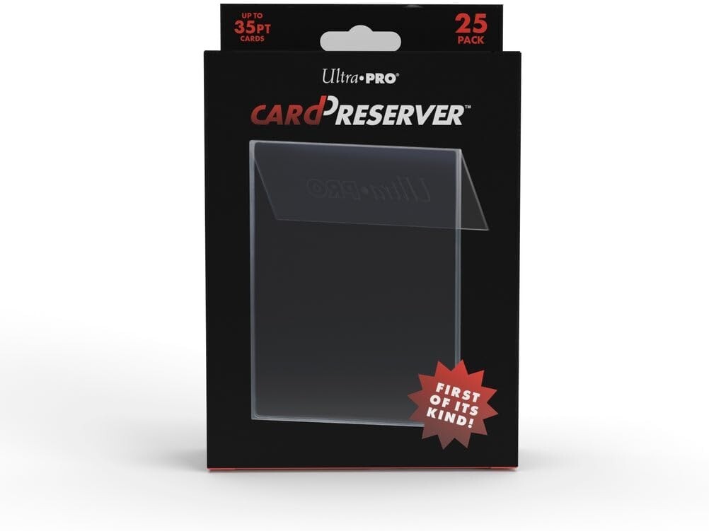 Ultra PRO – 25Ct. Transparent Card Preserver Semi Rigid Back, Soft Front