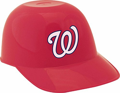 Washington Nationals MLB 8oz Snack Ice Cream Mini Baseball Helmets – Quantity 6