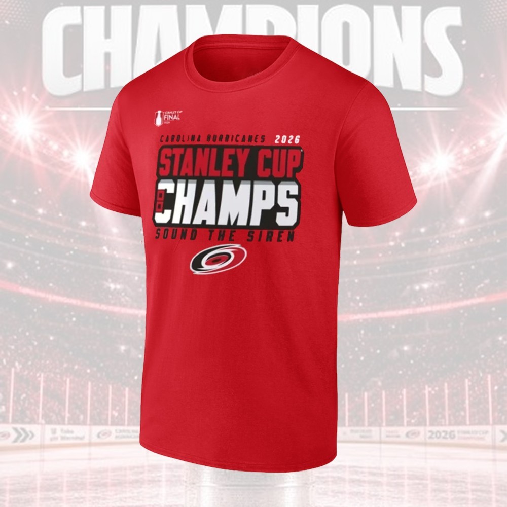 Carolina Hurricanes 2026 Stanley Cup Final Champions Name & Number Players Gift