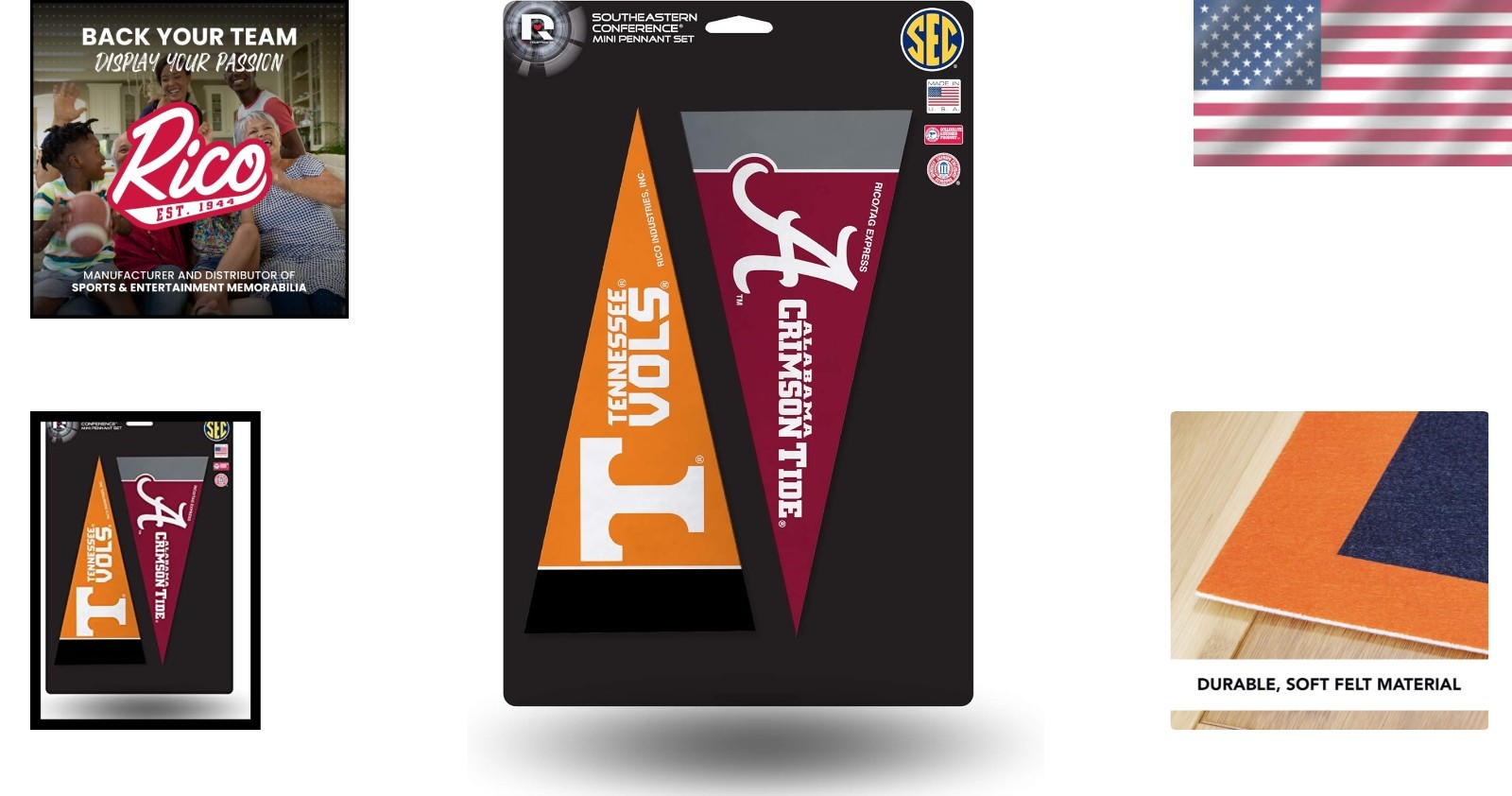 Rico Officially Licensed Pennants