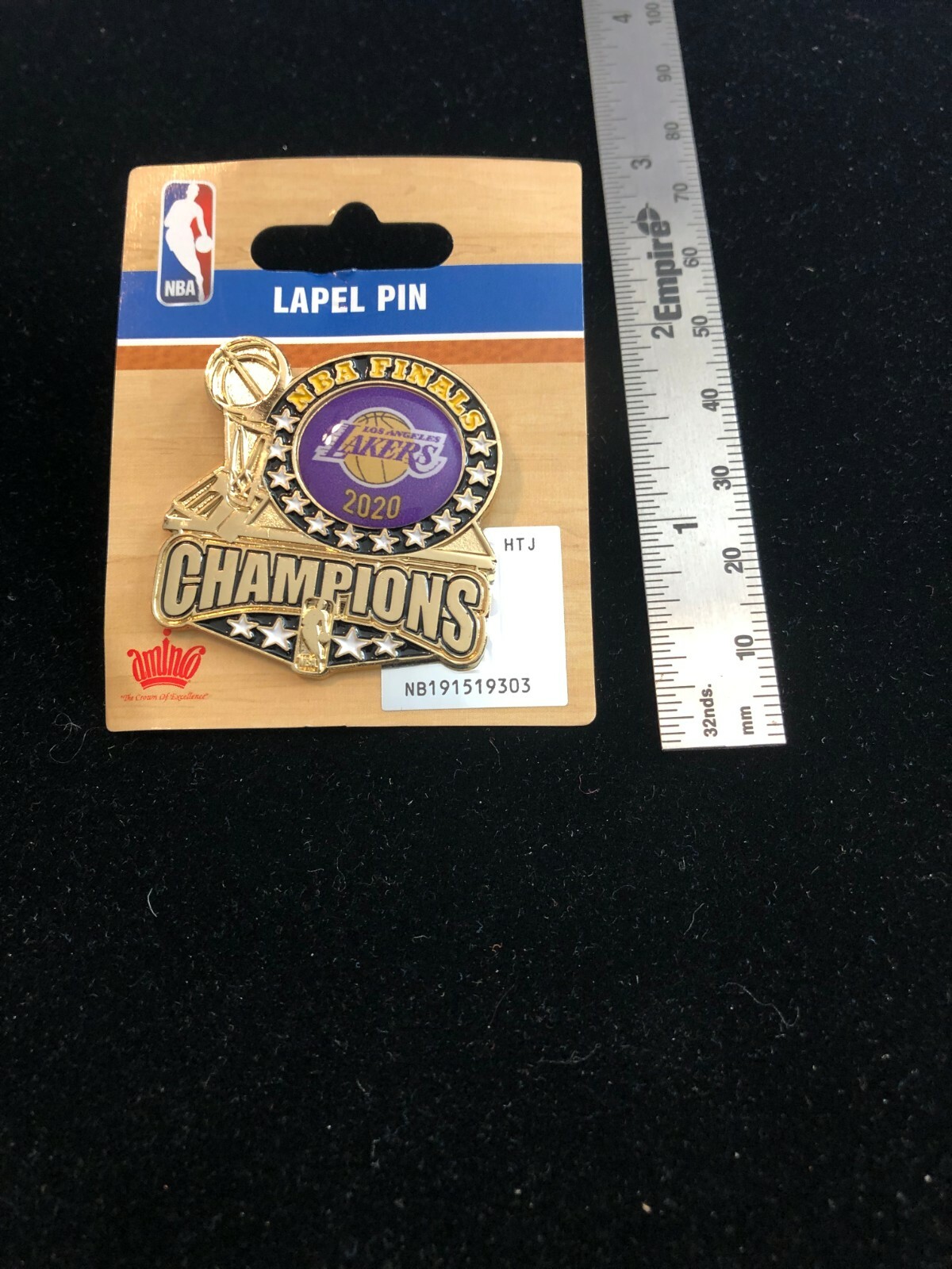 NEW 2020 Los Angeles Lakers NBA Finals Champions Trophy Pin – LeBron James – NBA