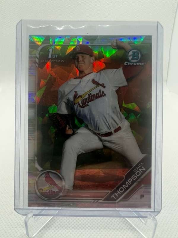 2019 Bowman Draft – Chrome Refractor #BDC-104 Zack Thompson