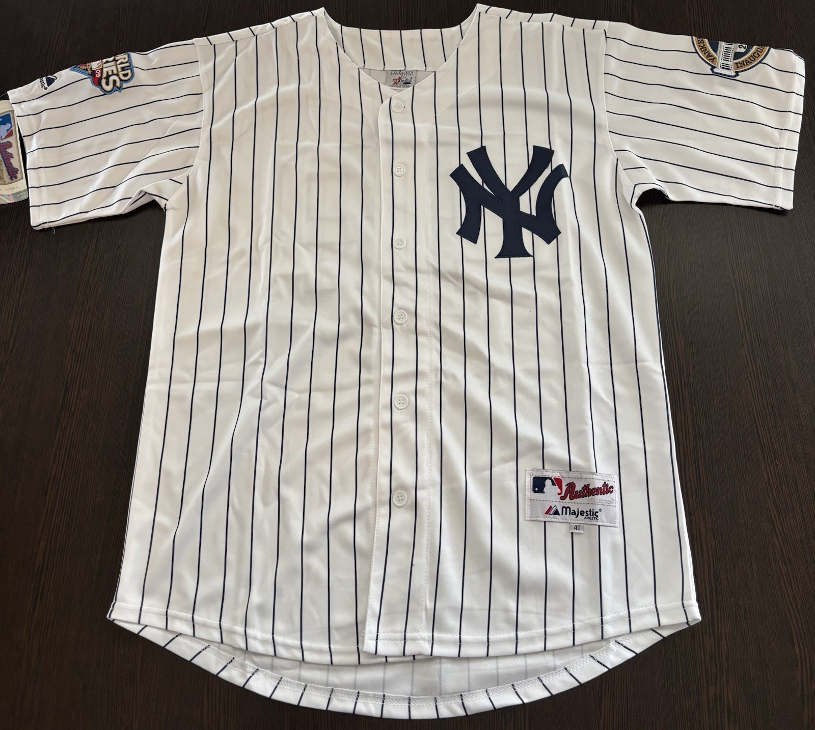 Mariano Rivera 2009 New York Yankees World Series White Home Men’s Jersey!