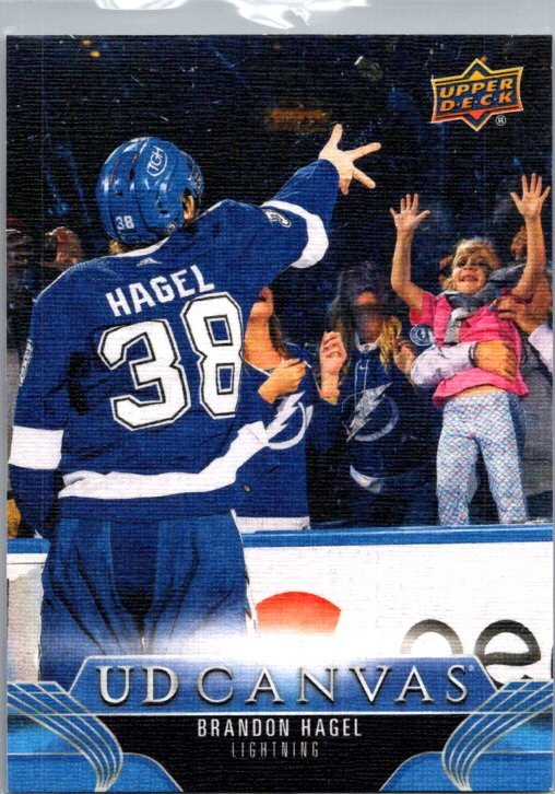 Brandon Hagel 2023-24 Upper Deck UD Canvas Tampa Bay Lightning