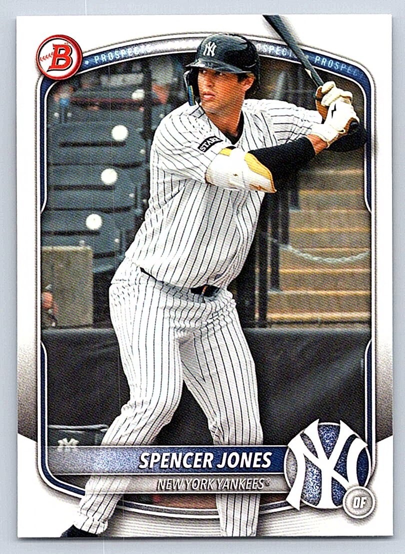 SPENCER JONES YANKEES 2025 BOWMAN DRAFT #BD-9