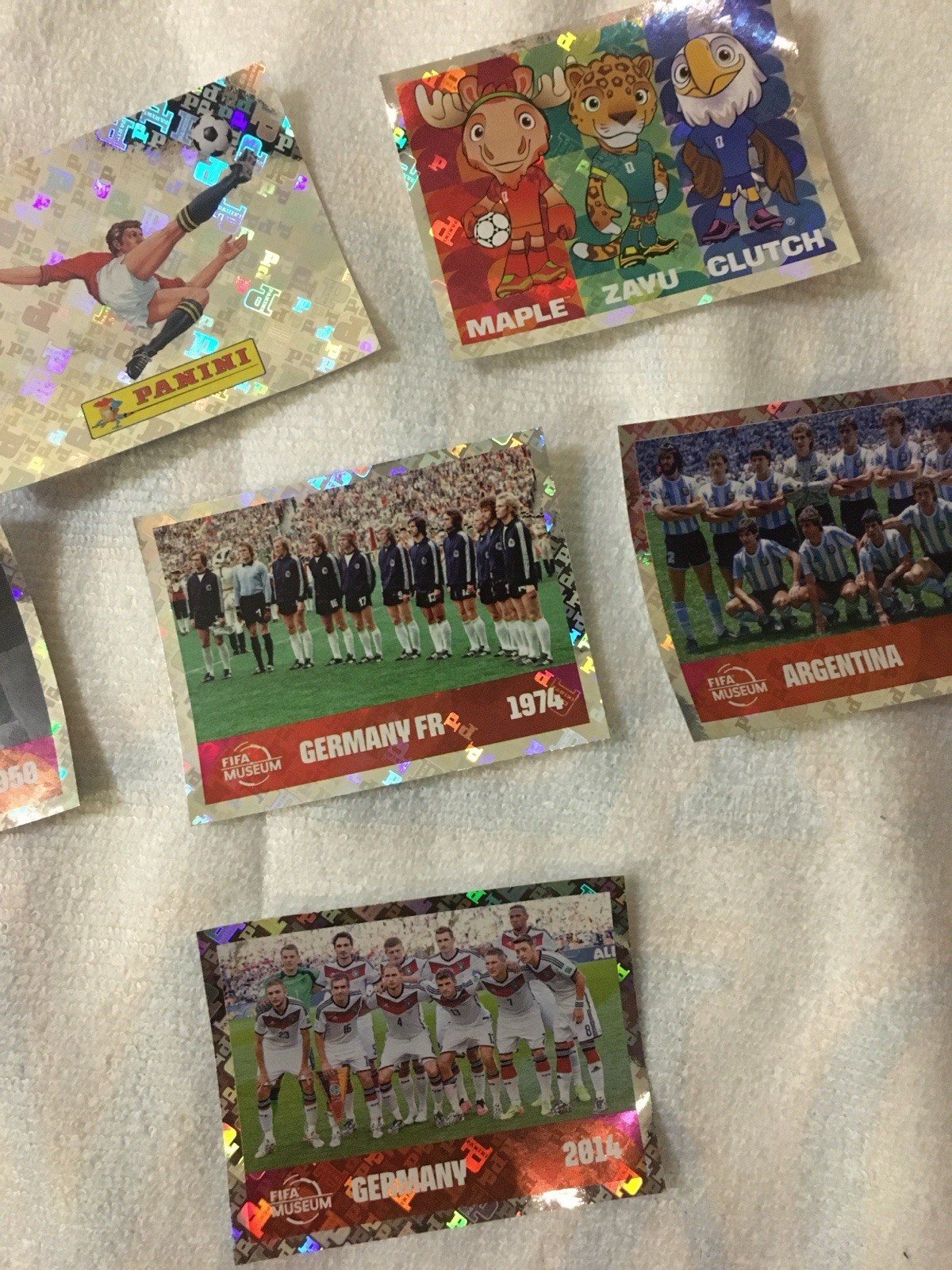 2026 Panini FIFA World Cup Stickers US Edition #00 FCW 3, 4, 10,13,14,18 Bundle