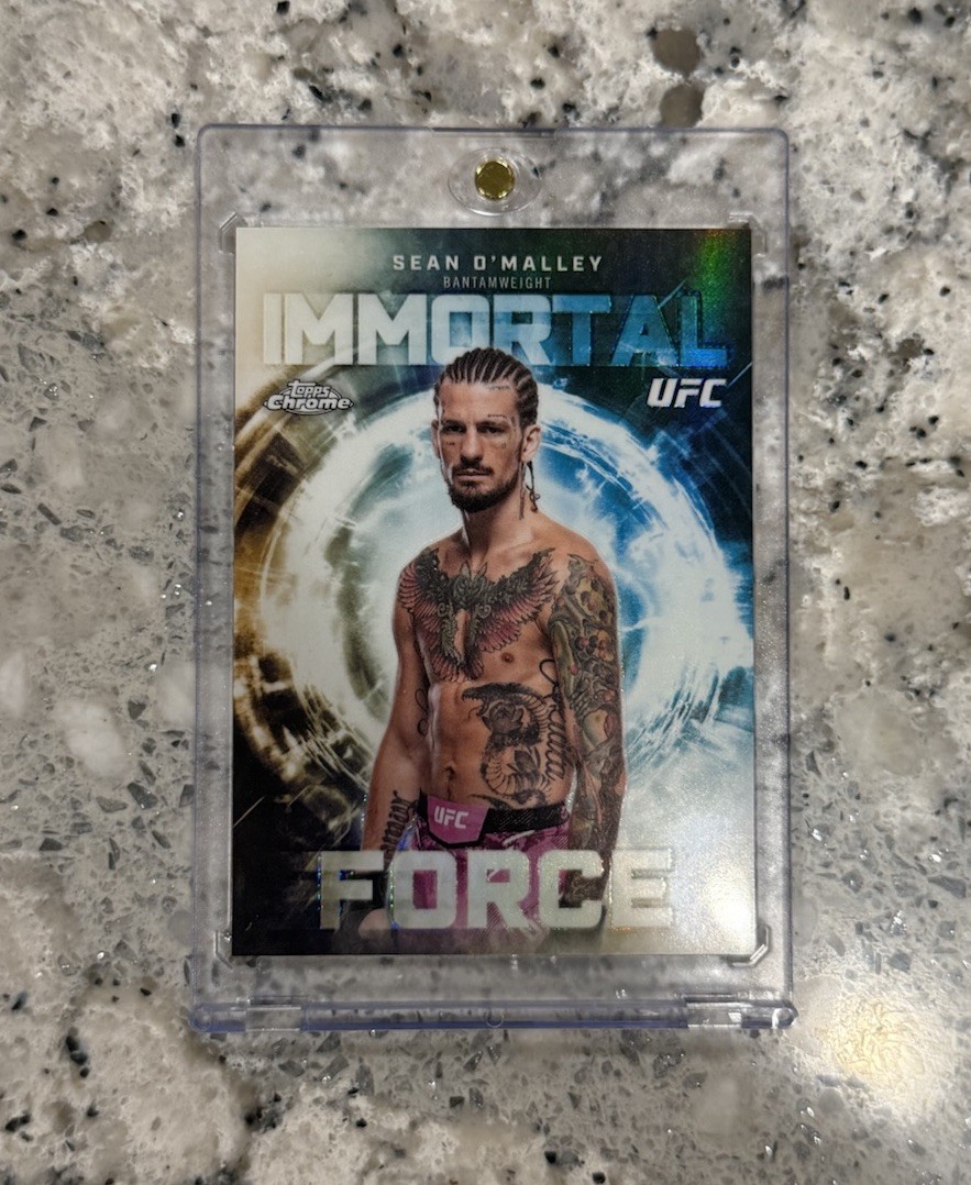 2026 Topps Chrome UFC Sean O’Malley Immortal Force Case Hit SSP #IF-1