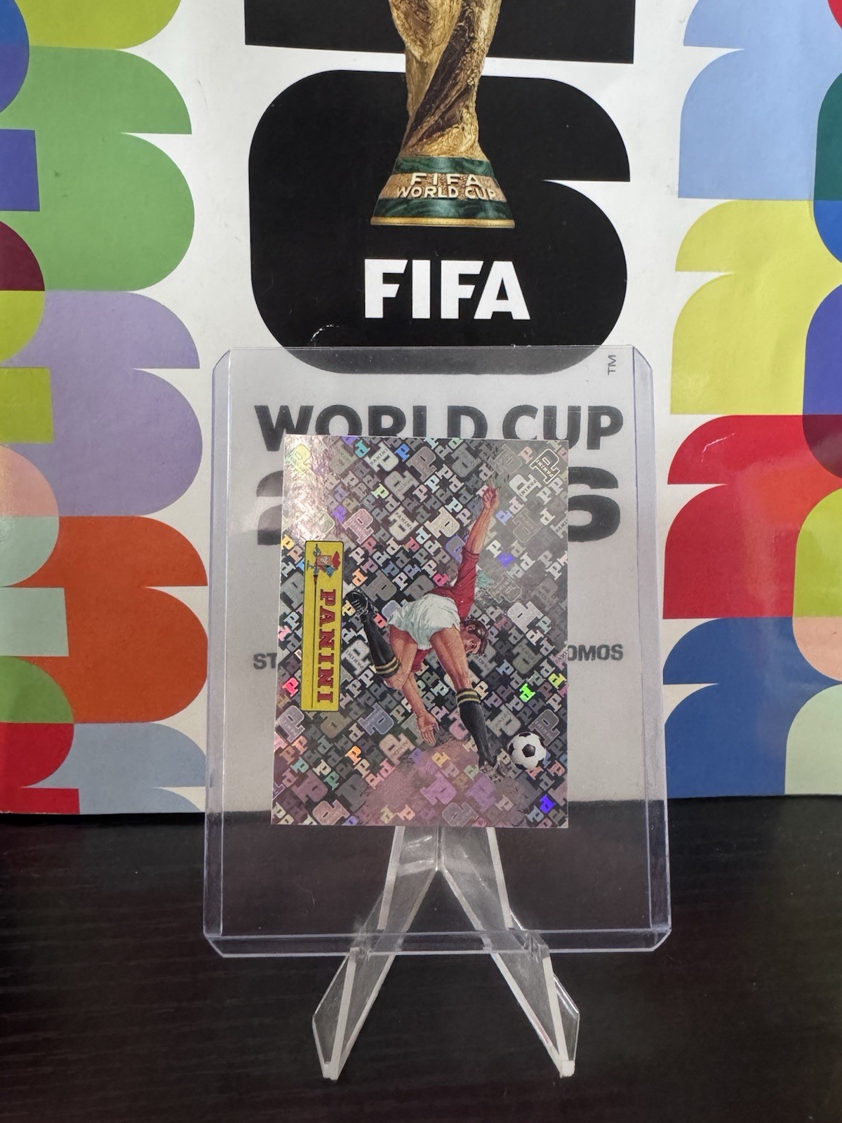 2026 Panini FIFA World Cup Sticker 00 Panini Logo FOIL FWC00