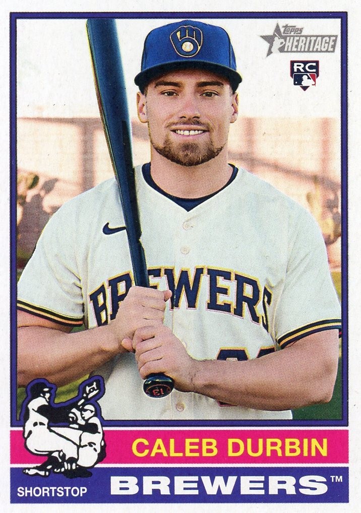 2025 Heritage High Number MILWAUKEE BREWERS BASE #501-700 Team Set (6 cards)