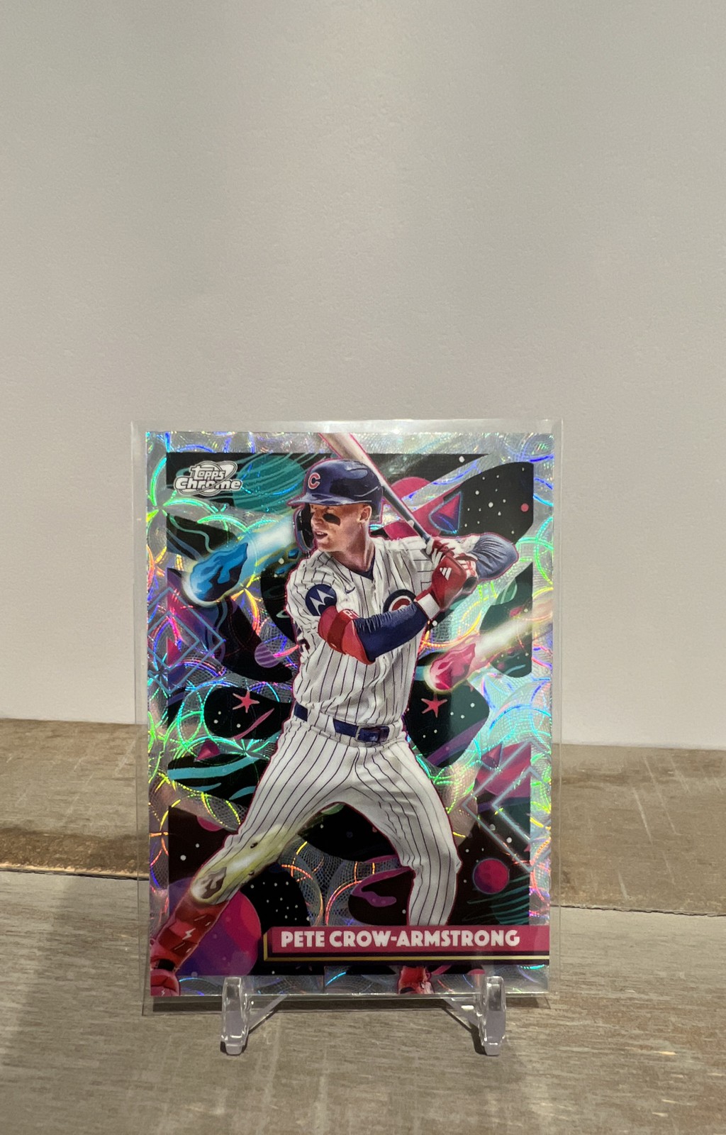 2025 Topps Cosmic Chrome – Pete Crow-Armstrong #104 Nucleus Refractor Cubs