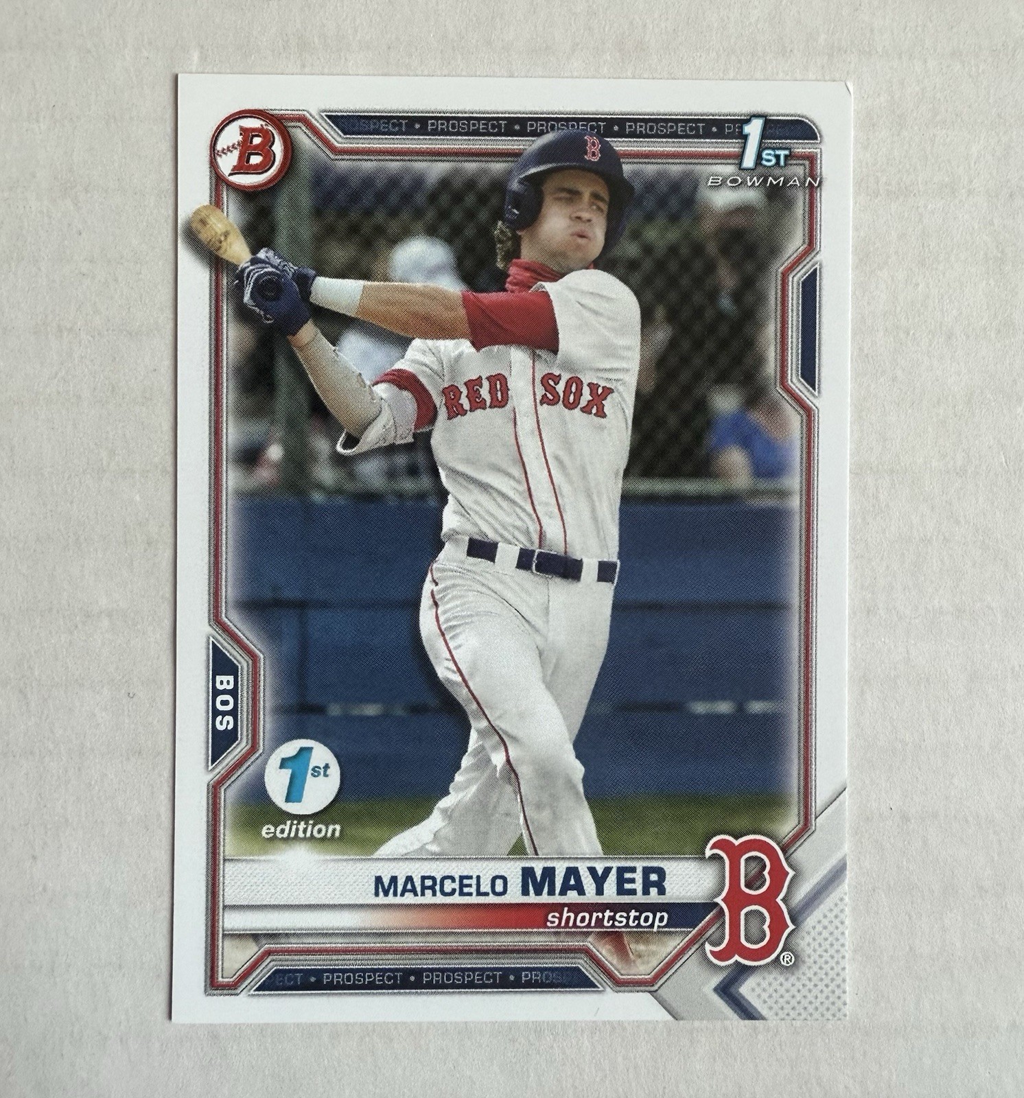 2021 Bowman Draft 1st Edition Marcelo Mayer BD-174 Red Sox