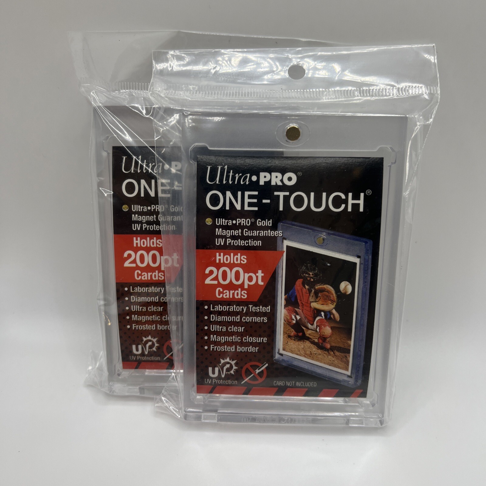 Ultra Pro One-Touch Thick Card 200pt Point Magnetic Card Holder – LOT of 2