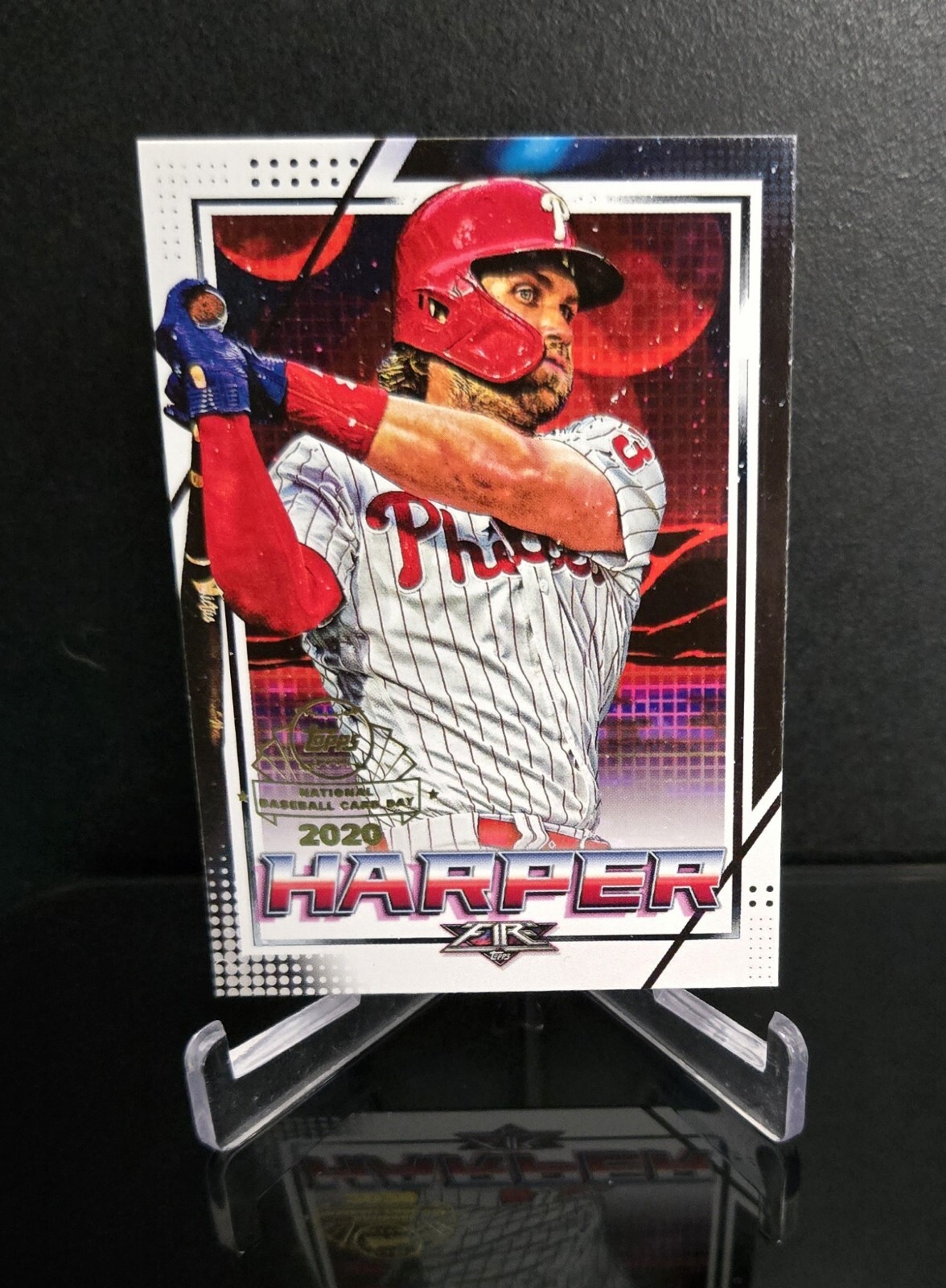 BRYCE HARPER 🔥 2020 Topps Fire National Baseball Card Day Preview Stamp FP-7