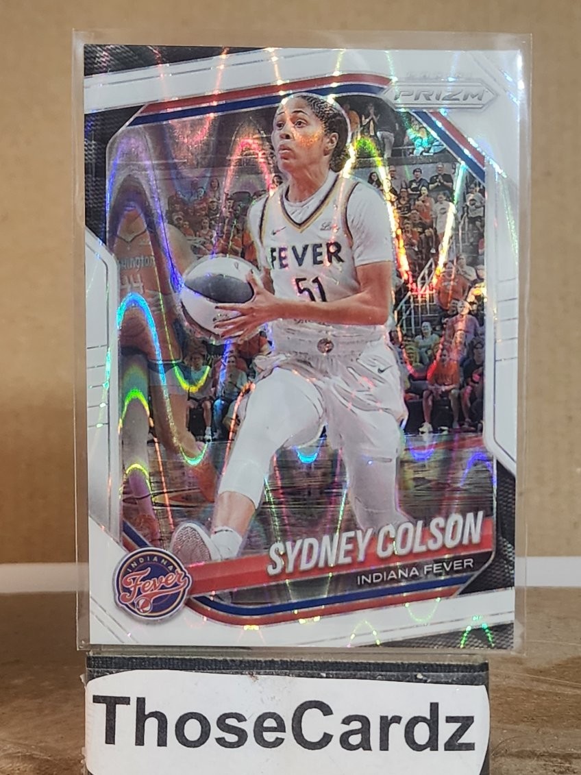 2025 Panini Prizm WNBA White Seismic Prizm #1 Sydney Colson