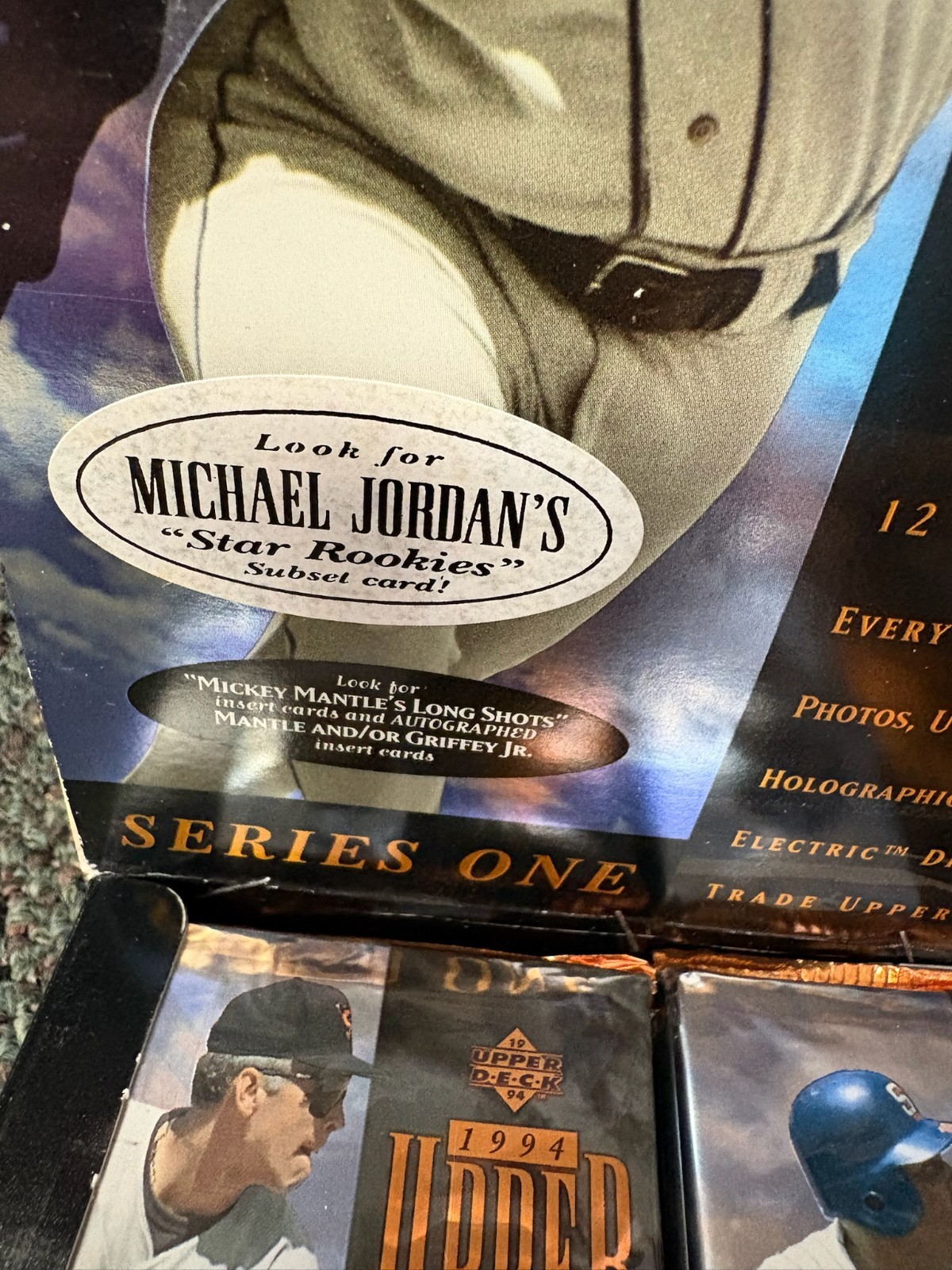1994 Upper Deck Series 1 Baseball Factory Sealed Pack – Mantle / Griffey Autos?