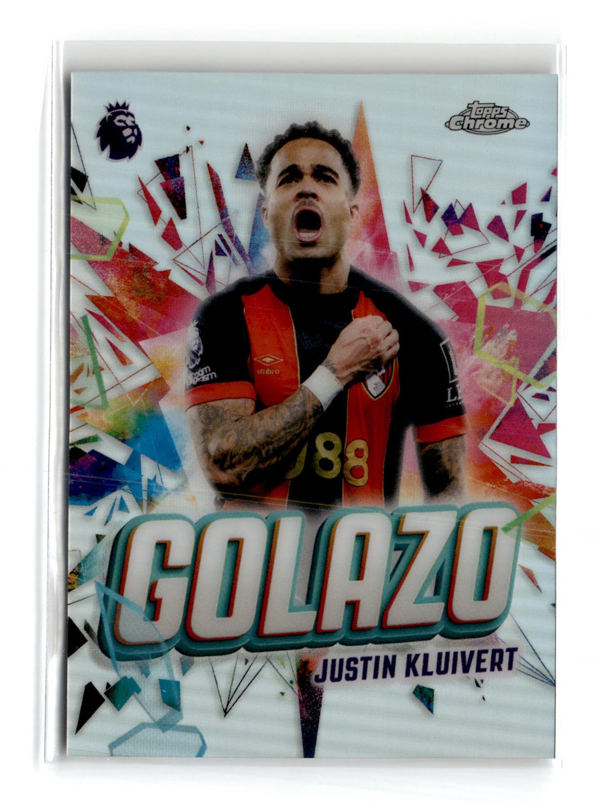 Justin Kluivert 2025-26 Topps Chrome Premier League Golazo #GZ-1