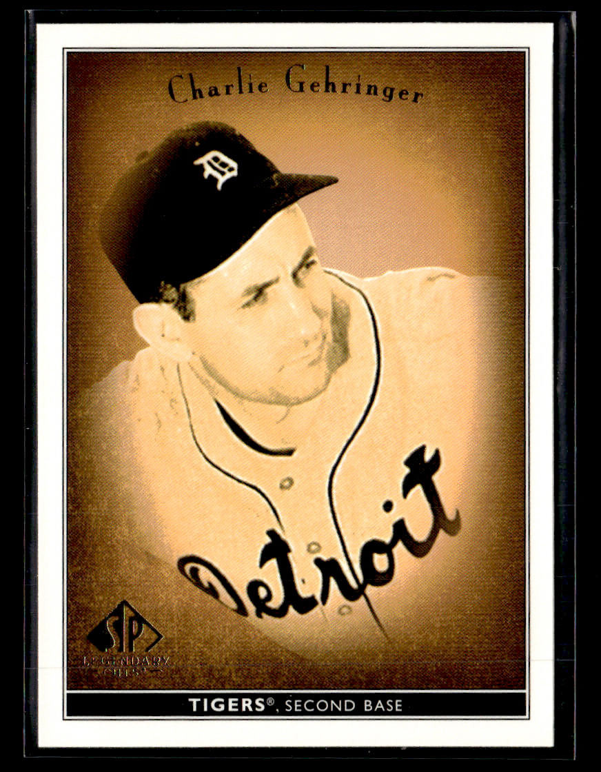 2002 SP Legendary Cuts #11 Charlie Gehringer Card Detroit Tigers
