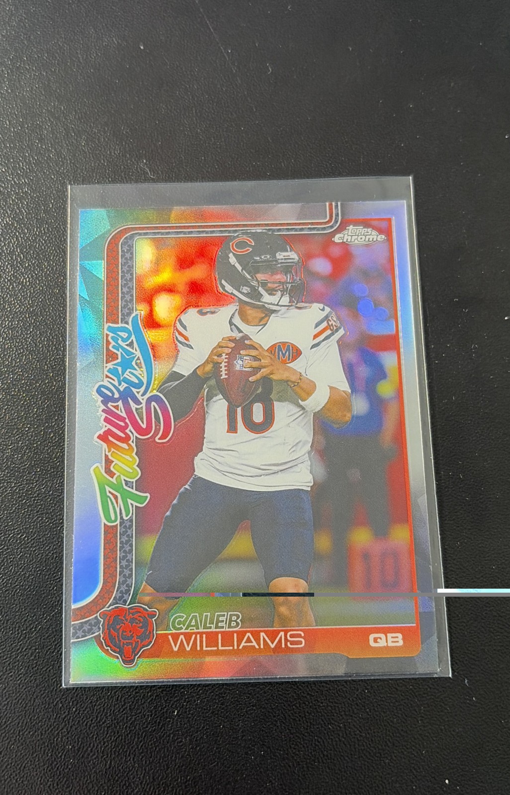 2025 Topps Chrome – Future Stars Caleb Williams #FS-1 Refractor