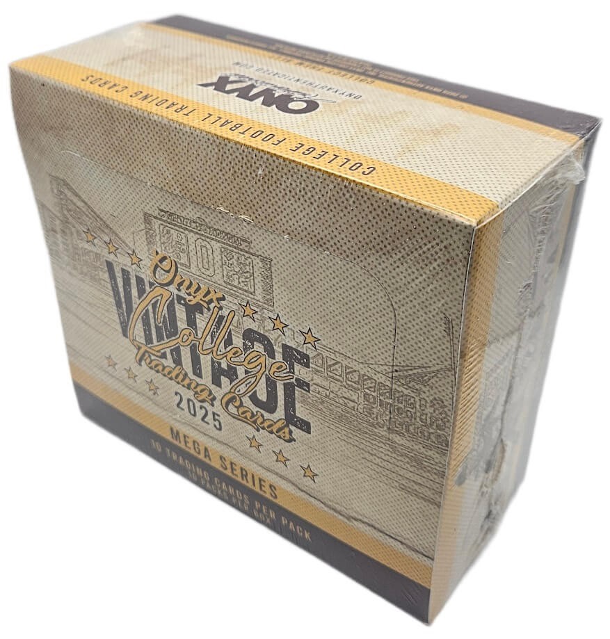 2025 Onyx Vintage Collection Football Hobby Mega Box 10 Packs 10 Autographs
