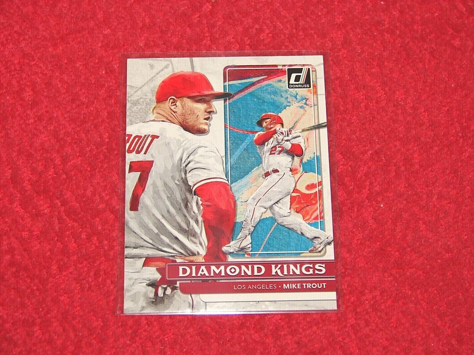 MIKE TROUT ANGELS 2022 DONRUSS DK DIAMOND KINGS SP #14 (SR1)