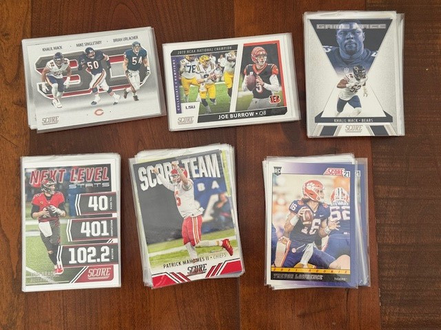 2021 Panini Score Football Complete Set 1 – 400 + Insert Sets (6) Lawrence NM