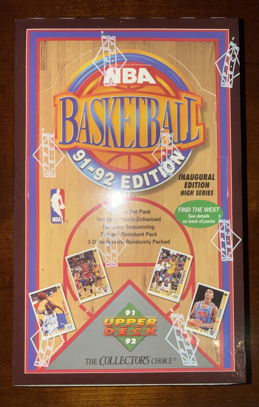 NBA 1991-92 Upper Deck Basketball High Series Sealed Box Nice Box!