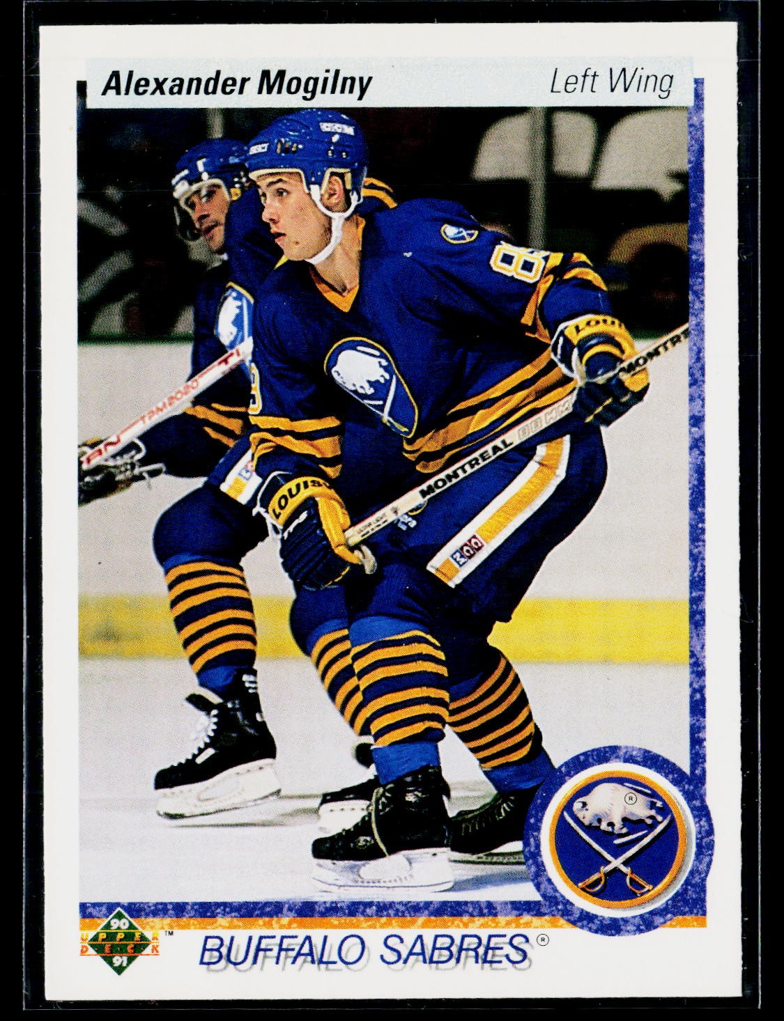 Alexander Mogilny 1990-91 Upper Deck French #24 Buffalo Sabres Rookie