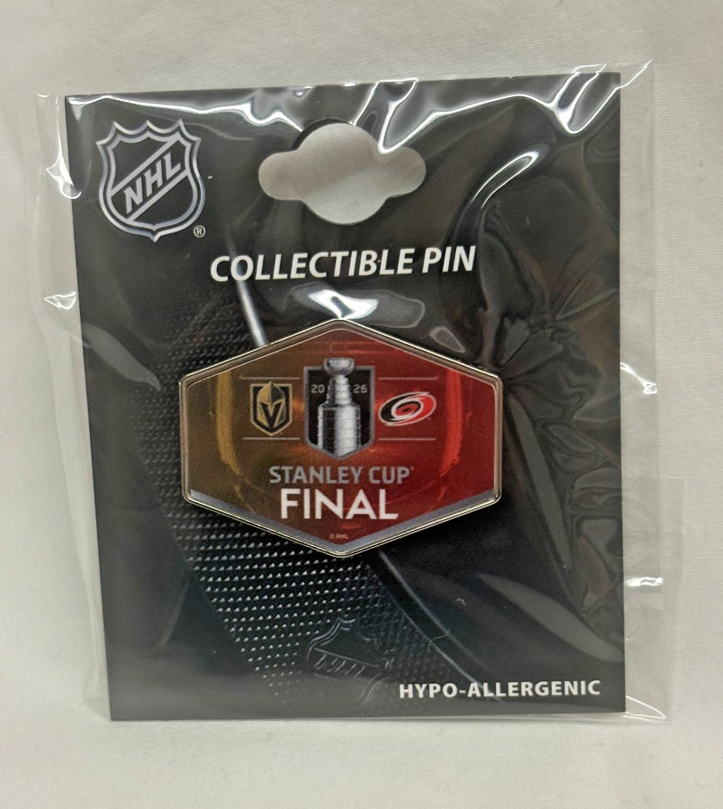 2026 NHL Stanley Cup Finals Pin Duel Team Carolina Hurricanes / Vegas Knights
