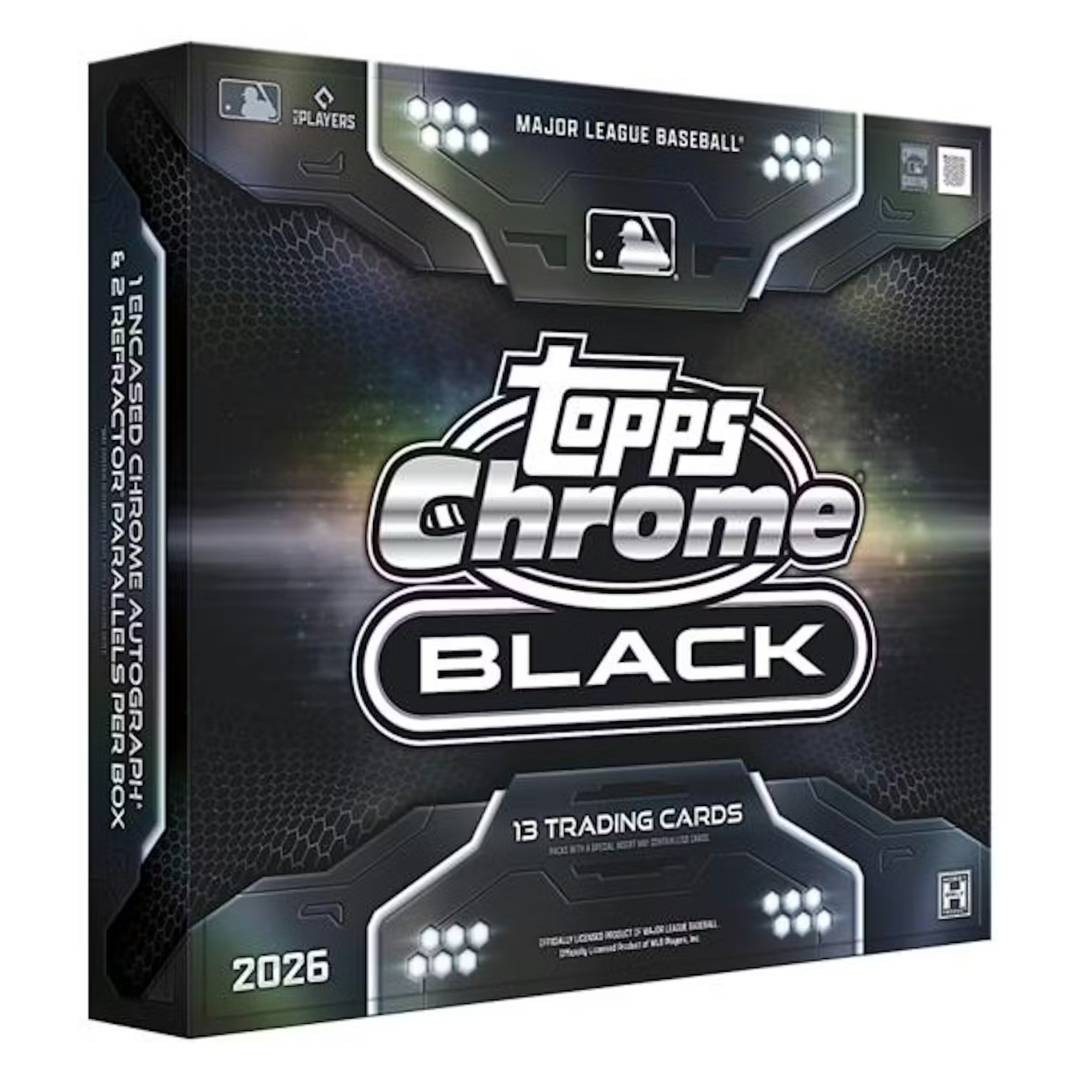 PYT #6706 – 12x Chrome Black Baseball Hobby Boxes (Full Case!)