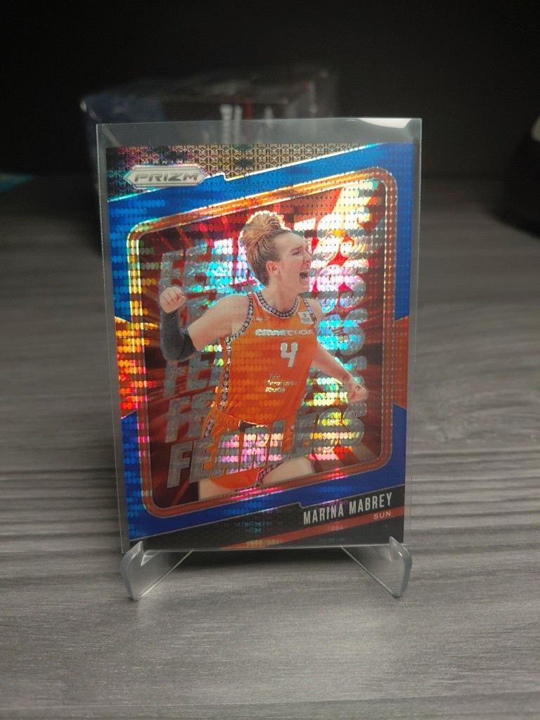 2024 Panini WNBA Prizm Marina Mabrey Fearless #11 Blue Pulsar /199