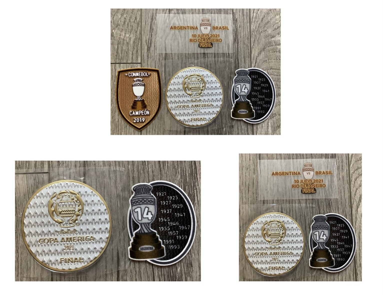 ARGENTINA COPA AMERICA 2021 FINAL MATCH DETAILS + PATCHES