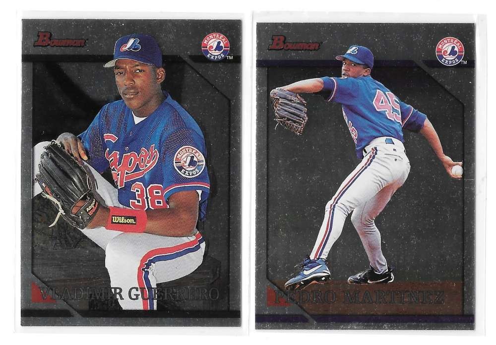 1996 Bowman Silver Foil – MONTREAL EXPOS Team Set