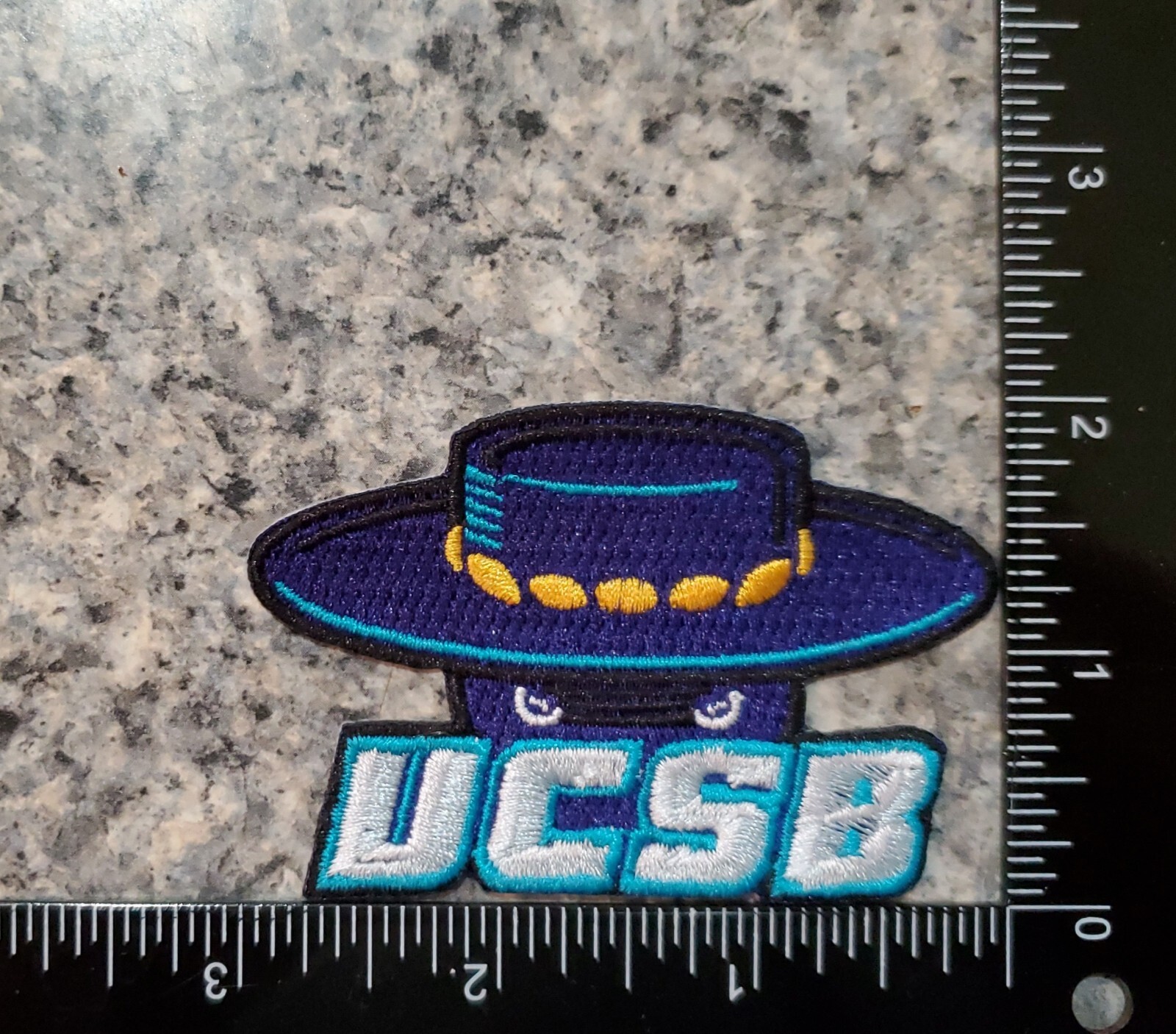UCSB Gauchos Vintage Style Patch. Embroidered. Iron On. 3″x2″