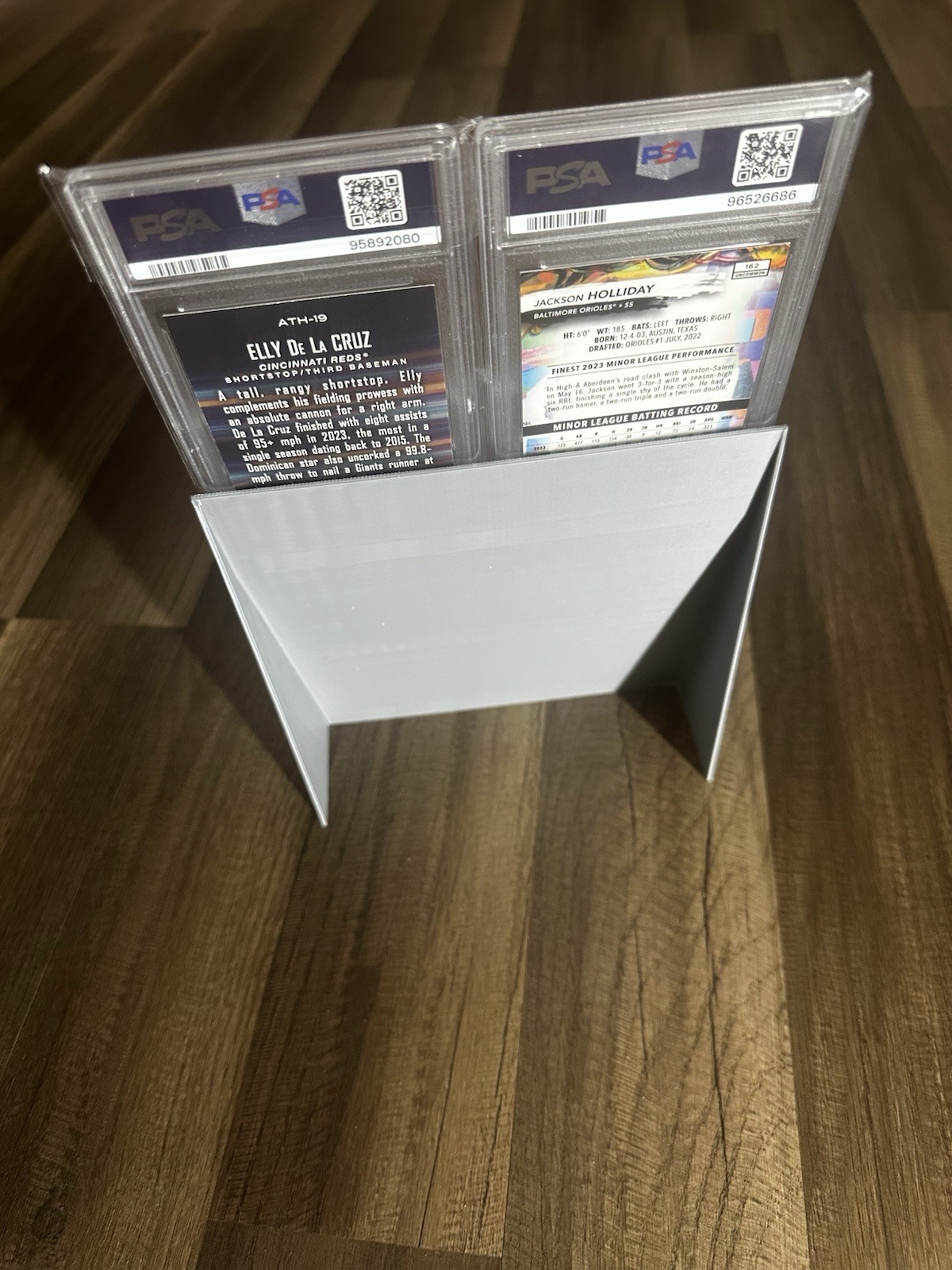 3 Tier Trading Card Display Stand Graded Card Display (No Cards Included)