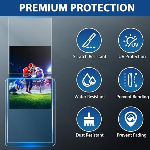200 Hard Plastic Card Sleeves, Premium Card Sleeves, 3″x 4″ Baseball Cards