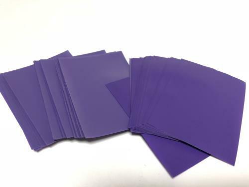 Lenayuyu 300pcs Purple color Protector Standard MTG Card Sleeves 66x91mm Matte