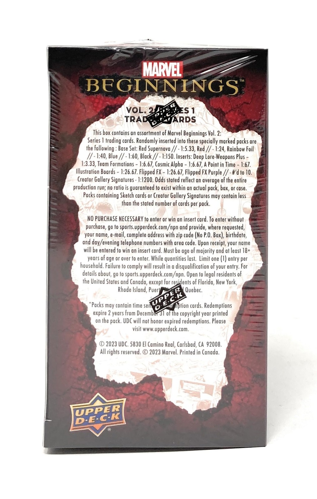 Marvel Beginnings Volume 2: Series 1 Trading Card Blaster Box