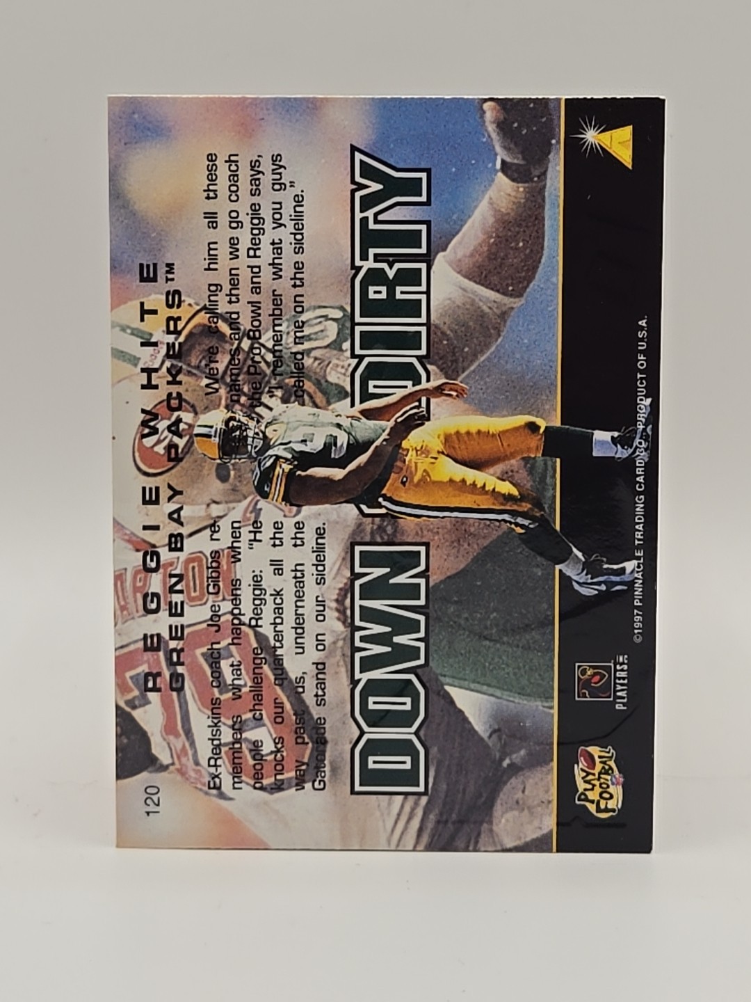 1997 Pinnacle Action Packed – Reggie White #120