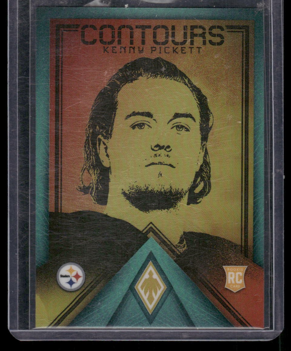 2022 Panini Phoenix #CT-16 Kenny Pickett Contours Teal #/150