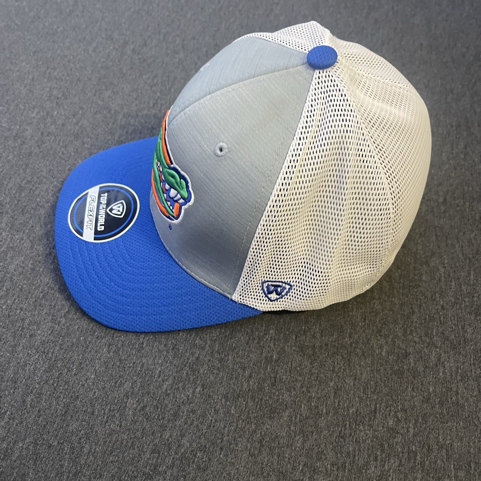 Florida Gators Hat Men OSFA NEW Gray Mesh Back Stretch Breathable NCAA