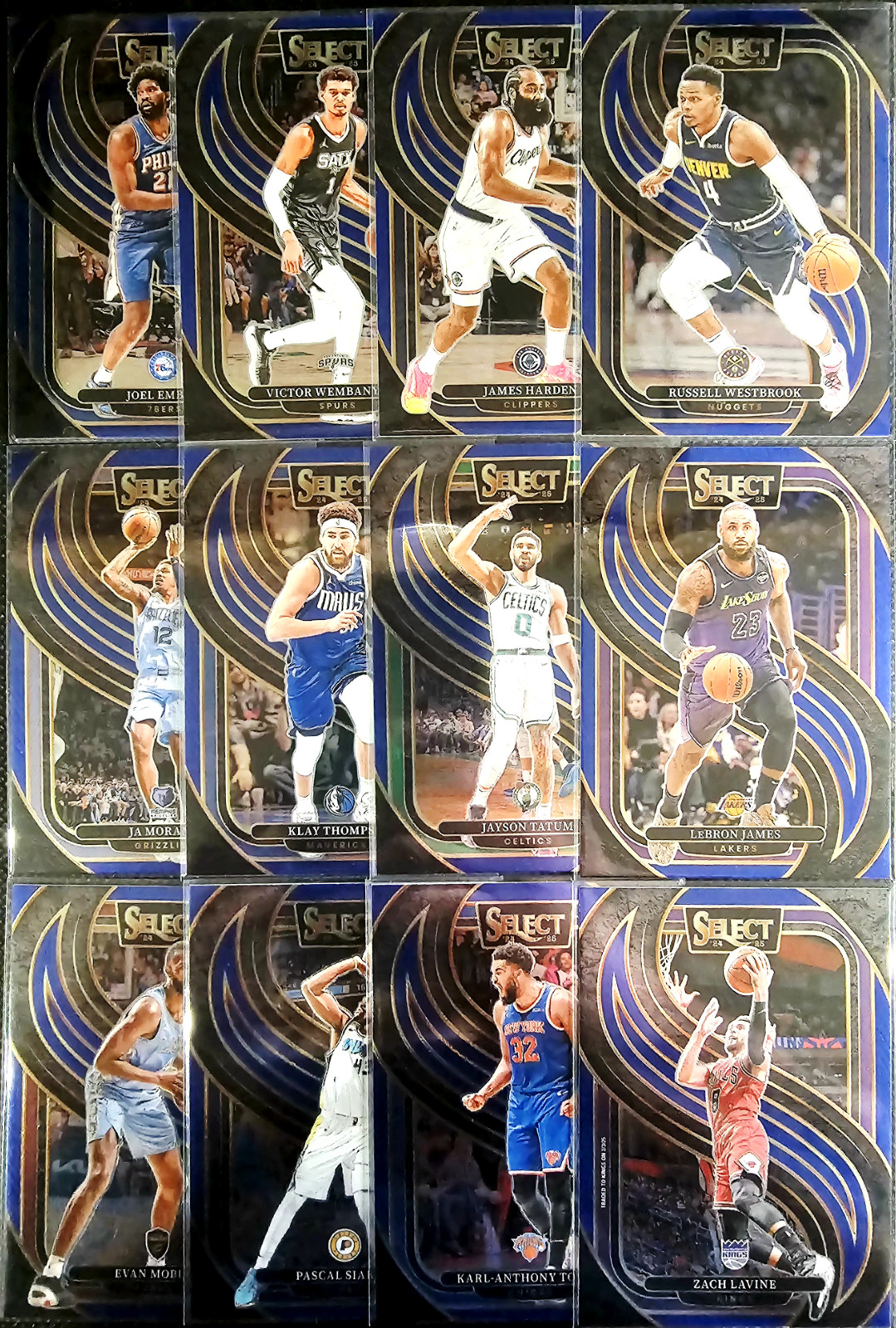 2024-25 Panini Select Basketball Blue Base You Pick Singles! #101-300 Free Ship!