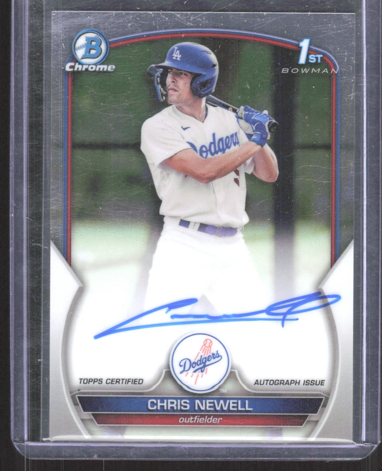 2023 Bowman #CPA-CN Chris Newell 1st Bowman Chrome Auto