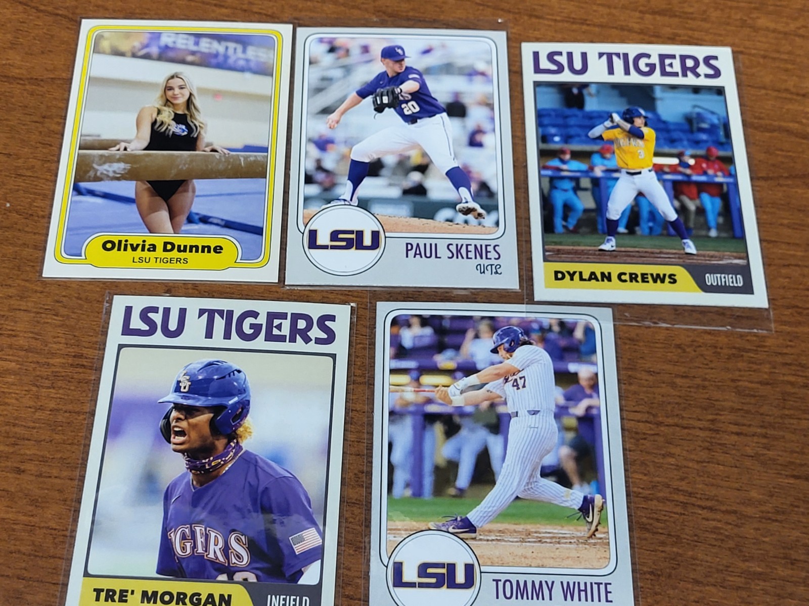 LSU Custom Cards- Pick From Top Names-Livvy, Skenes, & More from All Sports! 🔥
