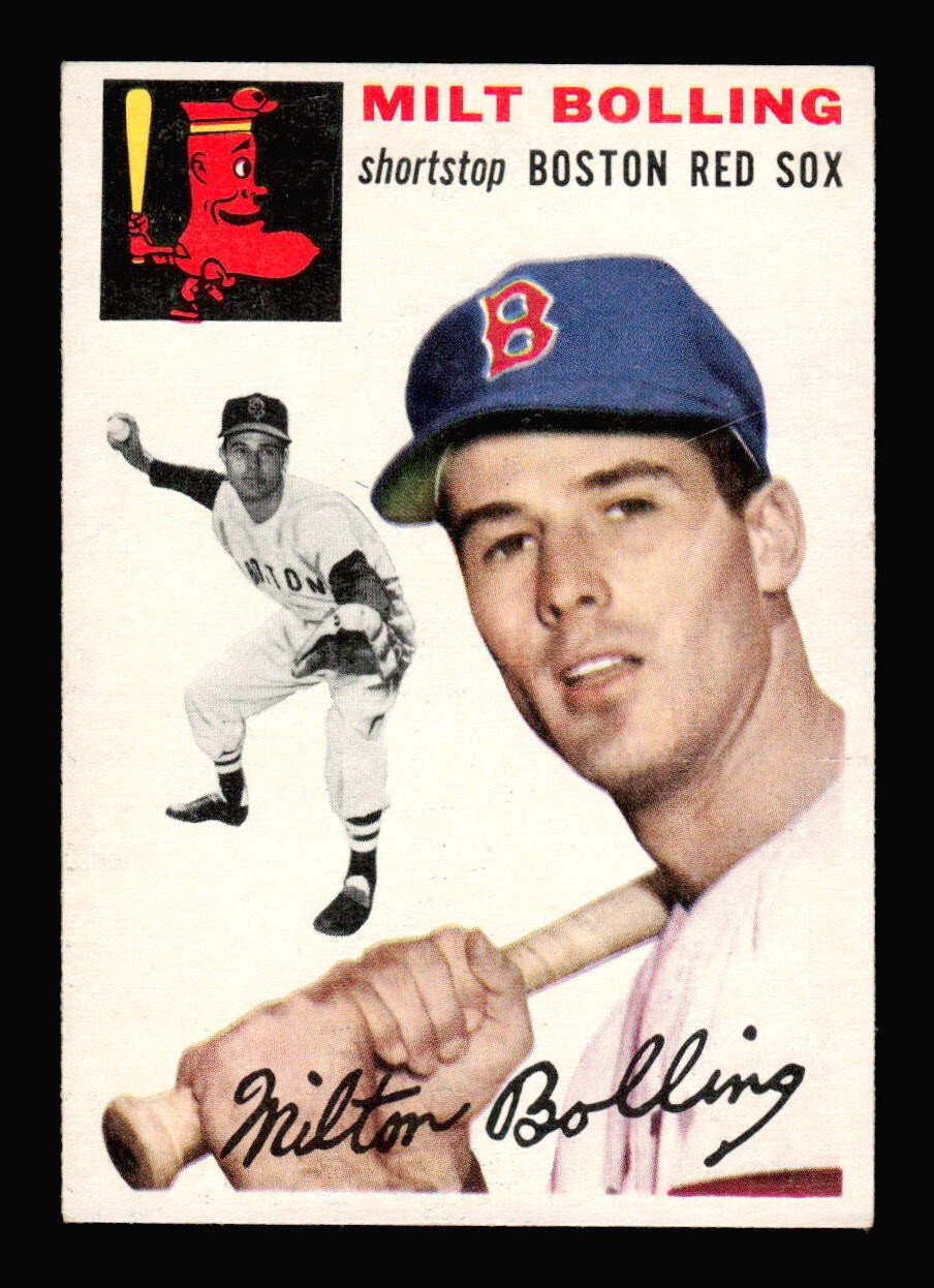 1954 Topps #82 Milt Bolling EXMT+ CENTERED Set Break c3